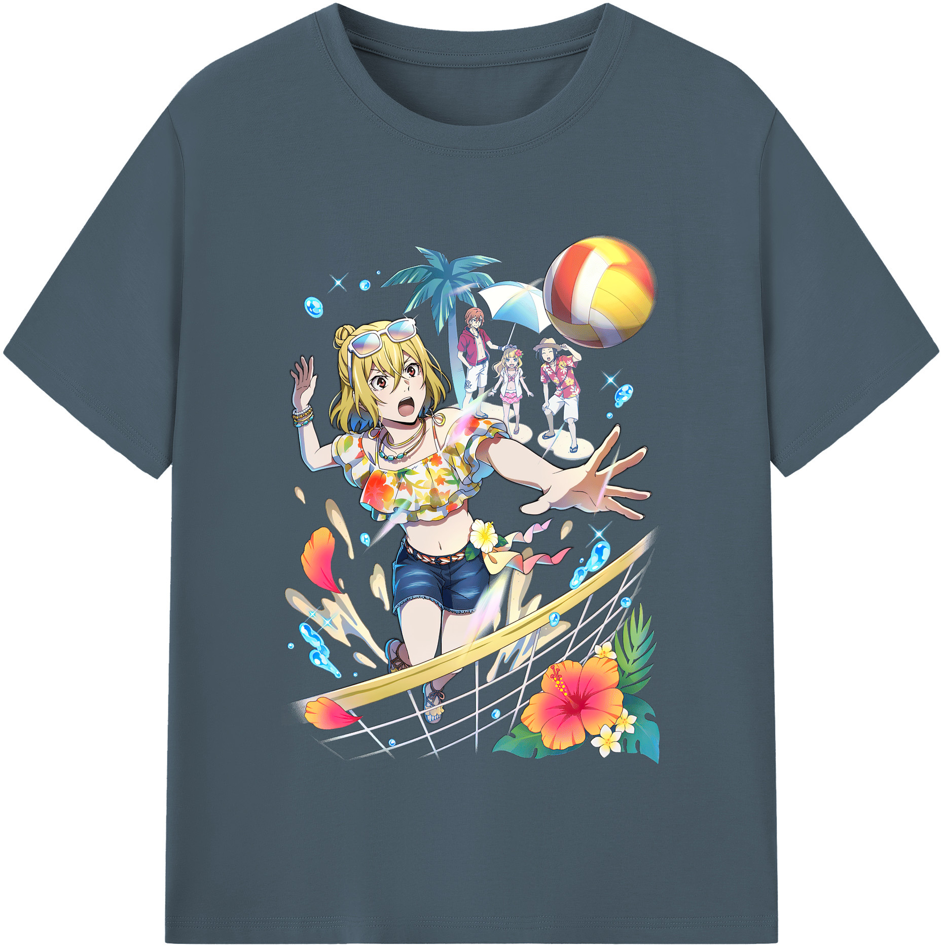 （画像用） 文豪ストレイドッグス Bungo Stray Dogs 綿100％半袖Tシャツ（フロントプリント）